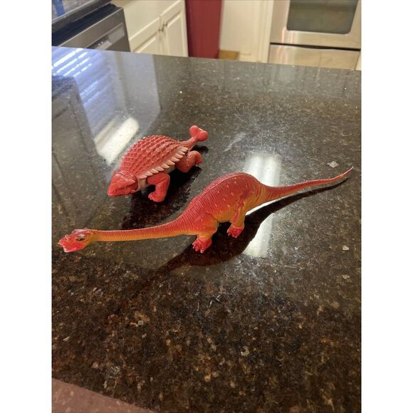 Playskool 1980s‎ Definitely Dinosaur Lot Of 2 Toy Collectible Plastic - Picture 1 of 9